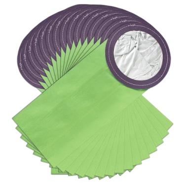 Imagem de Pacote com 15 sacos de aspirador de pó de micro filtro 100331 compatíveis com aspiradores de pó Pro Team LineVacer Coachvac Super CoachVac e MegaVac Mochila Substituir Parte 100331 Colarinho Cirular Aberto