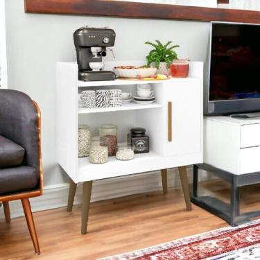 Imagem de Aparador com Nichos Café II Branco Bechara