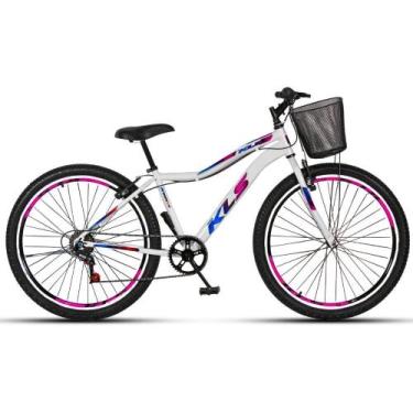 Imagem de Bicicleta Aro 26 Alumínio Kls Sport Gold V-Brake Mono 7V Feminina, Bra