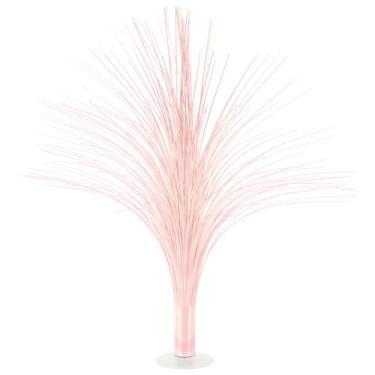 Imagem de Beistle Peças centrais em spray metálico opalescente – Pacote com 3 decorações de mesa com base transparente para chás de bebê, revelações de gênero, graduações e comemorações de aniversário, 48 cm