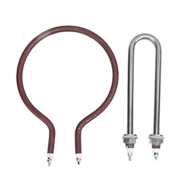 Imagem de YOUTHINK Tubo de Aquecimento da Incubadora de 200W, Umidificação de Aço Inoxidável Tubo Em Forma de U para Choque de Ganso de Pato de Galinha, Aquecedor Redondo para Controle de