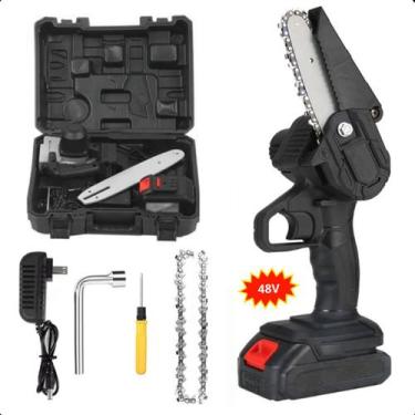 Imagem de Mini Moto Serra Eletrica Bivolt ideal para cortes em madeira fina - LI