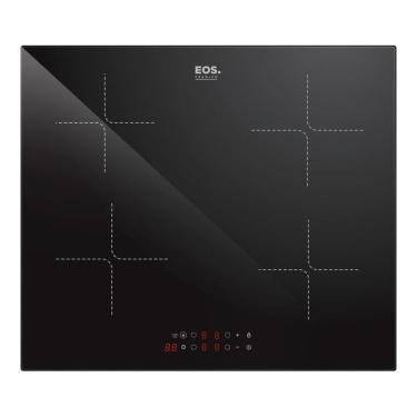 Imagem de Cooktop de Indução 4 Bocas EOS com Painel Touch Preto 7200W ECI04EP3 220V