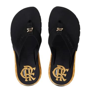 Imagem de Chinelo Kenner Rakka Gold Flamengo Preto 43