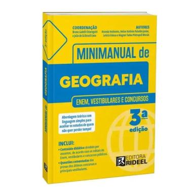 Imagem de Minimanual De Geografia - Enem, Vestibulares E Concursos