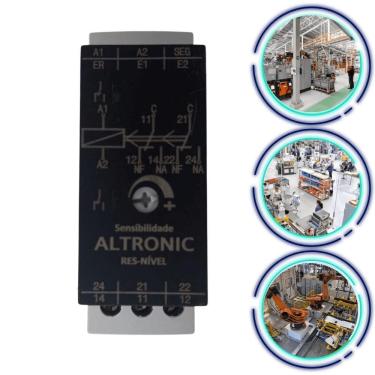 Imagem de Relé Controle De Nível Com Eletrodo De Segurança 220V