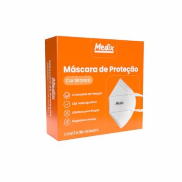 Imagem de Máscara de Proteção 4 Camadas Caixa com 10 unidades