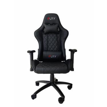 Imagem de Cadeira Gamer Fury XT, Braço Ajust, Reclin. 180 - Preta