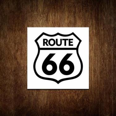 Imagem de Placa Decorativa De Carro - Route 66 Rota 66 (36X36) - Sinalizo