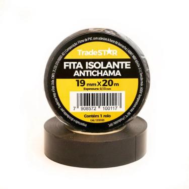 Imagem de Fita Isolante 19 Mm X 20 Metros Tradestar