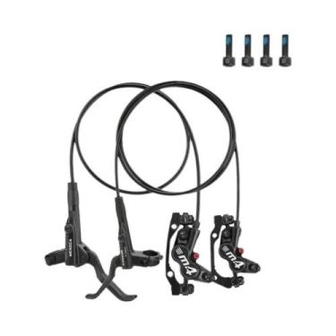 Imagem de Pinça De Freio Hidráulico Para Bicicleta, 4 Pistões, Meroca Mtb 800mm 