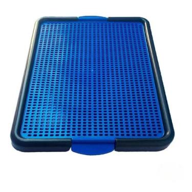 Imagem de Sanitário Canino Pet Tapete Higiênico Com Grade Plástico - Genérico