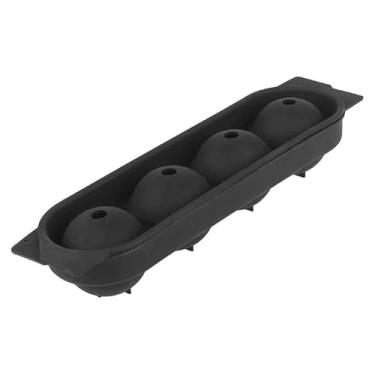 Imagem de Forma de Gelo 4 Bolas Esfera Silicone Reutilizável Para Cocktail