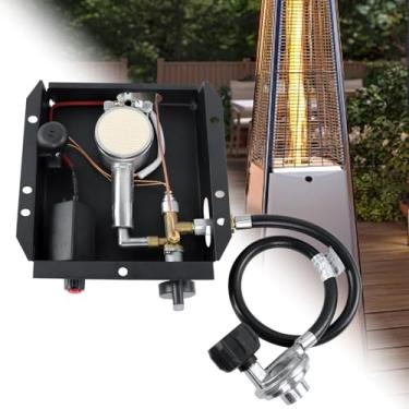 Imagem de elysia Módulo queimador de aquecedor de pátio 47 000 BTU com kit de montagem de válvula reguladora