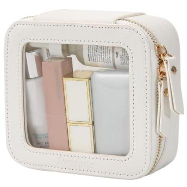 Imagem de Bolsa de maquiagem transparente Aveniee Small Travel Toiletry Organize