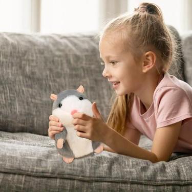 Imagem de Adorável Interessante Falar Falando Registro Hamster Mouse Pelúcia Bri