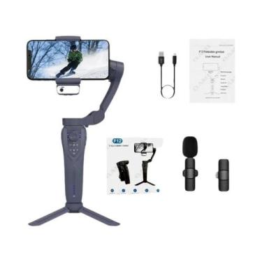 Imagem de Estabilizador AI Tripé Dobrável De 3 Eixos Com Rastreamento Magnético 