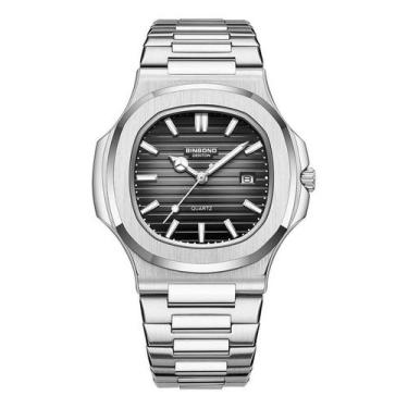 Imagem de Assista Binbang Parrot Steel Square Waterproof Glowin-the-Dar - J-One
