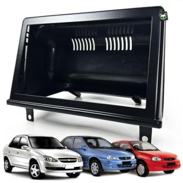 Imagem de Moldura 2 Din 7 Pol Corsa Sedan 1993 1994 1995 1996 a 2010 - Permak