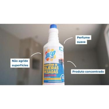 Imagem de Limpador sujeiras pesadas pisos azulejos ardósia porcelanato 1l deolin