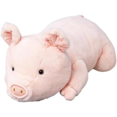 Imagem de Brinquedo de pelúcia pesado Fawowe Pig de 1,5 kg