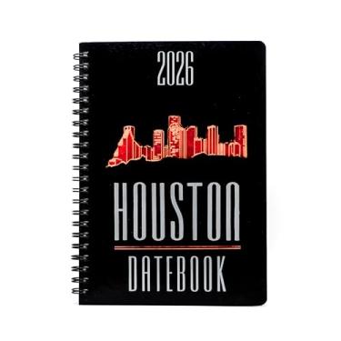 Imagem de Agenda de datas e planejador urbano de Houston, Texas 2026 – Guia de recursos com visualizações diárias, semanais e mensais – Calendário de referência de 3 anos, guia de caderno de viagem multiuso e