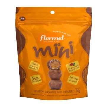 Imagem de Mini Bombom Flormel Crocante com caramelo 54g