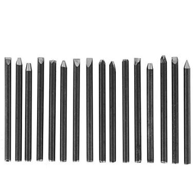 Imagem de Conjunto de Equipamentos de Cinzel de Bigorna de Alta Dureza para Fabricação de Padrões de Joias Requintadas, 16 Peças (#2)