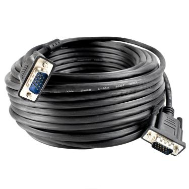 Imagem de Cabo Vga Evus C-044 Hd15 Macho X Hd15 Macho Com Filtro 20,0m