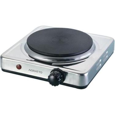 Imagem de Cooktop 1 Boca Elétrico Agratto FMA, Inox, 220V