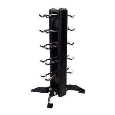 Imagem de Mini Torre P/ 10 Halteres Oblonga - THOB10 Uplift, Preto fosco