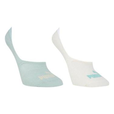 Imagem de Kit Meia Sapatilha Puma Super Invisível Esportiva C/ 2 Pares Feminina,
