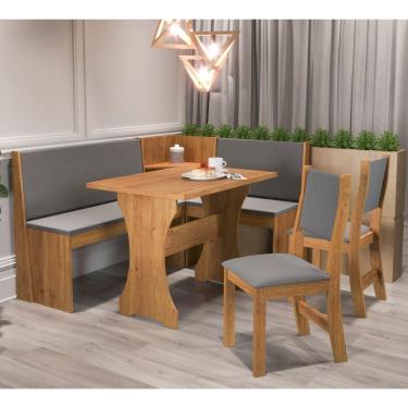 Imagem de Canto Alemão Cash com 2 Cadeiras Sol Viero