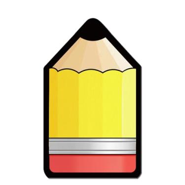 Imagem de OXYLIPO Guardanapos de papel em forma de lápis, guardanapos amarelos bem-vindos de volta às aulas toalhas de mão de papel descartáveis para o primeiro dia de escola, decoração de mesa de sala de aula