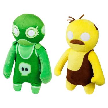 Imagem de Gang Beasts Amarelo e Verde Wrestler Plush 2pk 12 "Jogo
