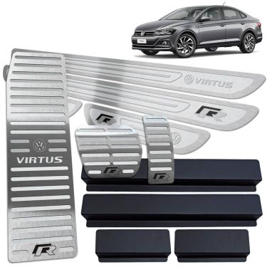 Imagem de Descanso Pedaleira Automático Soleira Prata AR Virtus R-Line