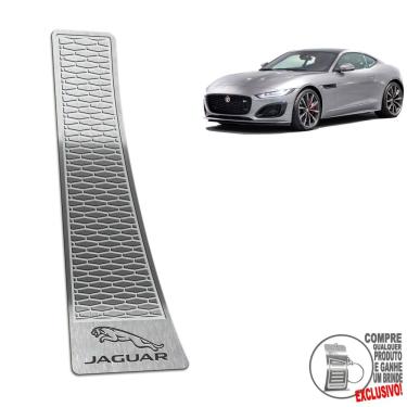 Imagem de Descanso de Pé Em Aço Inox Jaguar F Type 2021 Prata