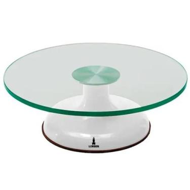 Imagem de Bailarina Base Giratória Bolo Torta Vidro Rolamento Duplo - GT6062 Lor