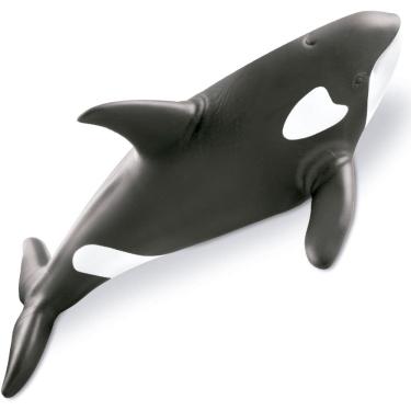Imagem de Baleia Orca De Brinquedo Realista Em Vinil 26cm Cometa 146