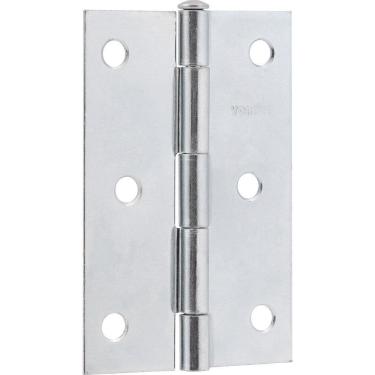 Imagem de Dobradiça Para Porta 1.1/2 Em Ferro Zincado Com 24 Pç Vonder