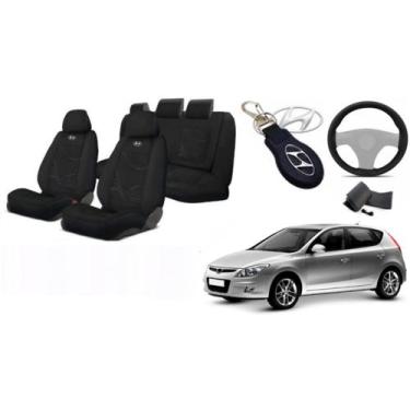 Imagem de Conjunto Capas Luxo Personalizado i30 07-12 +(Capa Volante) + Chaveiro