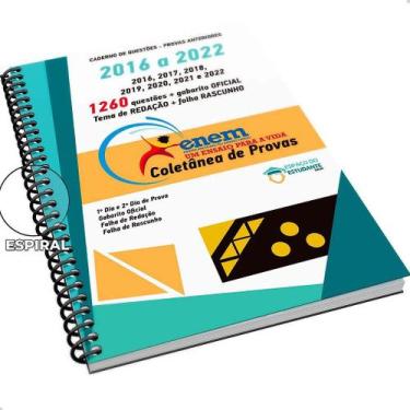 Imagem de Apostila ENEM com 1260 Questões e Gabarito Oficial - 7 Anos de Provas 