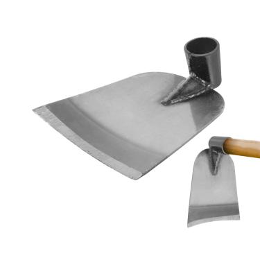 Imagem de POPETPOP Cabeça de enxada de jardim de metal, cabeça grande durável, cabeça de enxada de hula resistente para remoção de ervas daninhas e plantio