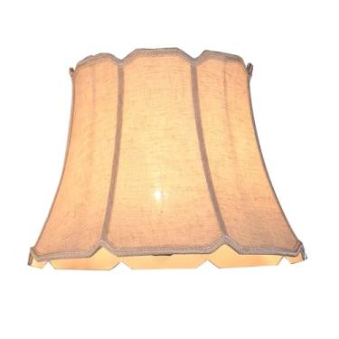 Imagem de lamp shades Abajur grande de tecido de linho, adequado para lustres de sala de estar, abajures de cabeceira de quarto, abajures de mesa