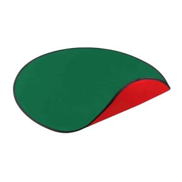 Imagem de Baoblaze Tapete reversível para árvore de Natal, saia para árvore de Natal, protetor de piso de dupla face para escritório, sala de estar, casa, lareira de ano