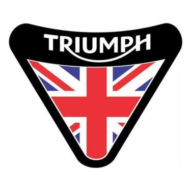 Imagem de Emblema Adesivo Resinado Escudo Triumph Daytona 7,5X9 Rs03