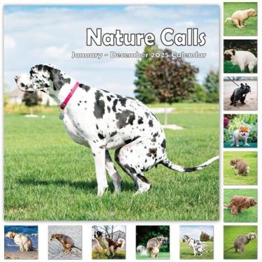 Imagem de Calendário Journaltastic 2025 Pooping Dogs Funny Gag Gay Gifts