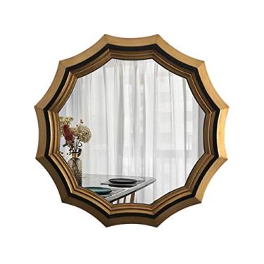 Imagem de Espelho decorativo espelho de parede espelho de maquiagem espelho grande decoração de parede adequado para banheiro, sala de estar, quarto, entrada corredor