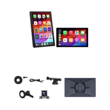 Imagem de Suporte Magnético 360 Para Carplay E Android Auto Sem Fio De 9 Polegad