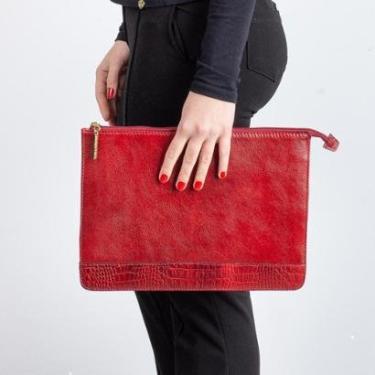 Imagem de Pasta envelope de couro feminina para Macbook 13 Eduarda-Feminino